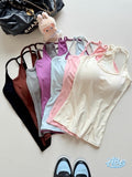 Curve flare set ☆ 工字背心兩件套