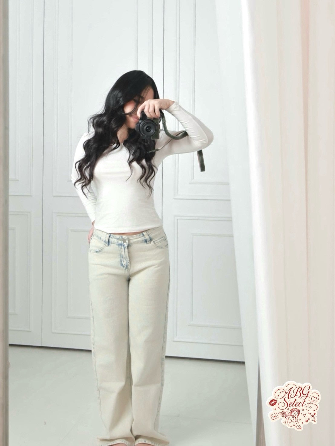 Clean girl straight jeans ⭐️ 必買！閉眼入牛仔直筒神褲