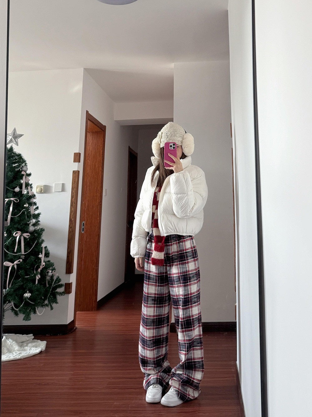 Soft plaid lounge pants ☆ 慵懶辣妹格子褲