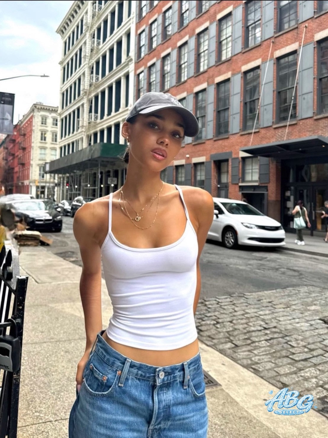 Hottie basic fitted /cami/ ☆ 美式辣妹彈力背心