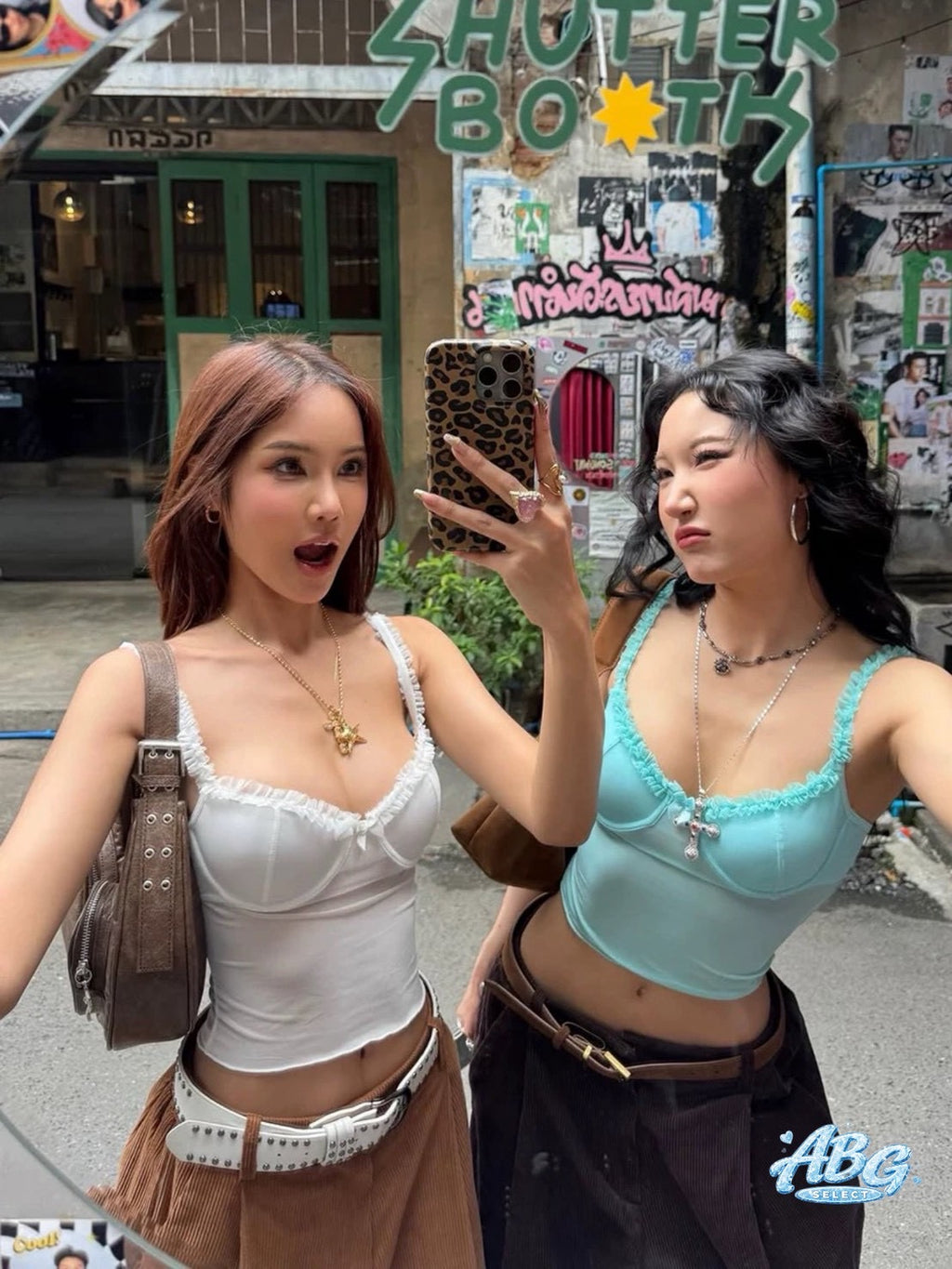 Lace underwire cami ☆ 拼接花邊鋼圈背心