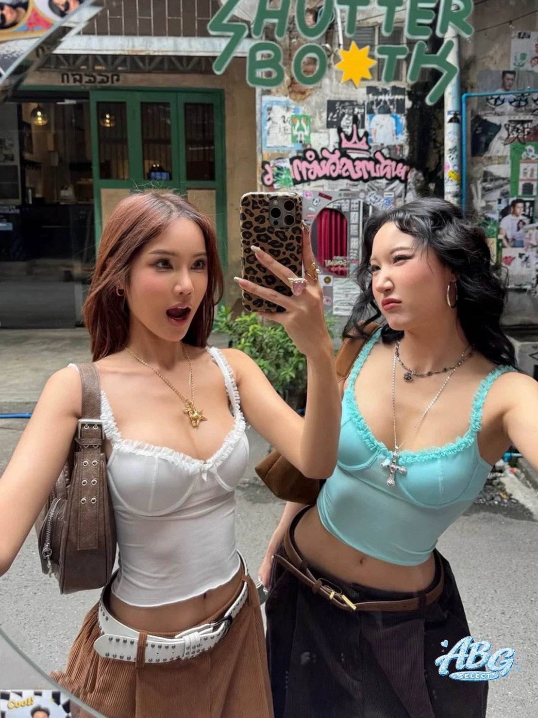 Lace underwire cami ☆ 拼接花邊鋼圈背心