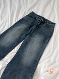 Vintage slub flare jeans ☆ 復古紋牛仔喇叭褲