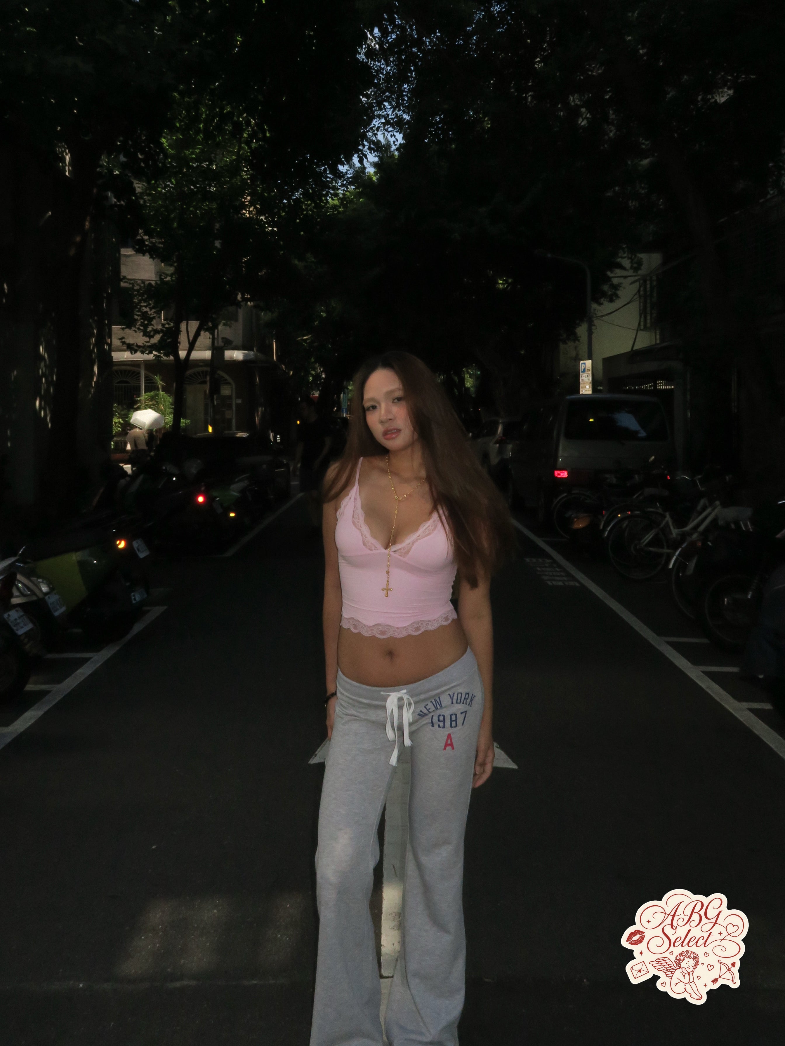 00’s Varsity flare pants ☆ 美式校園喇叭褲