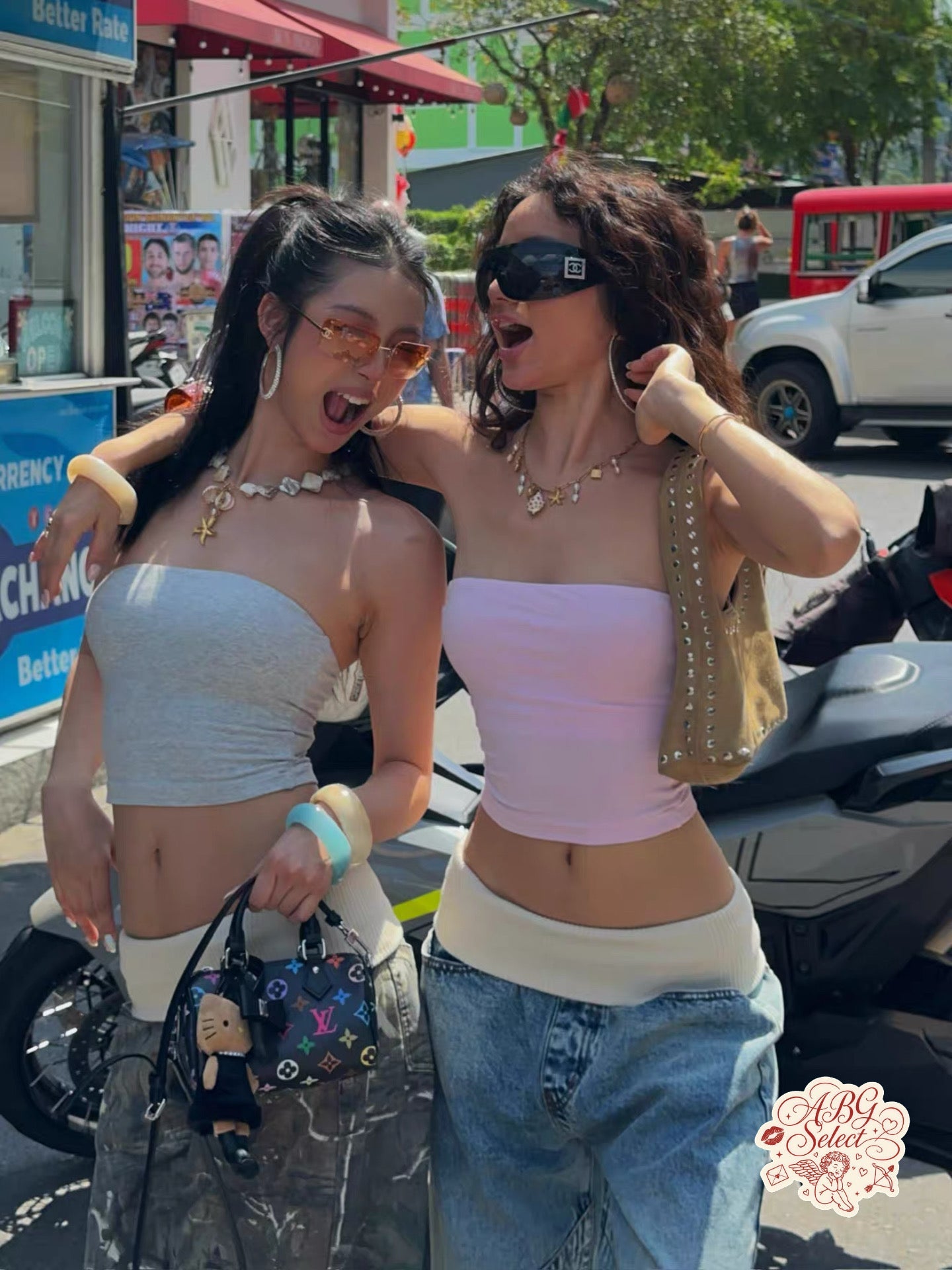 It girl tube top ☆ 天生百搭平口背心